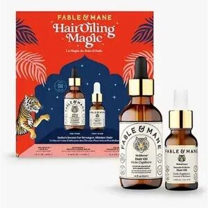 Fable & Mane Pre & Post Wash Hair Oiling Magic Value Set New